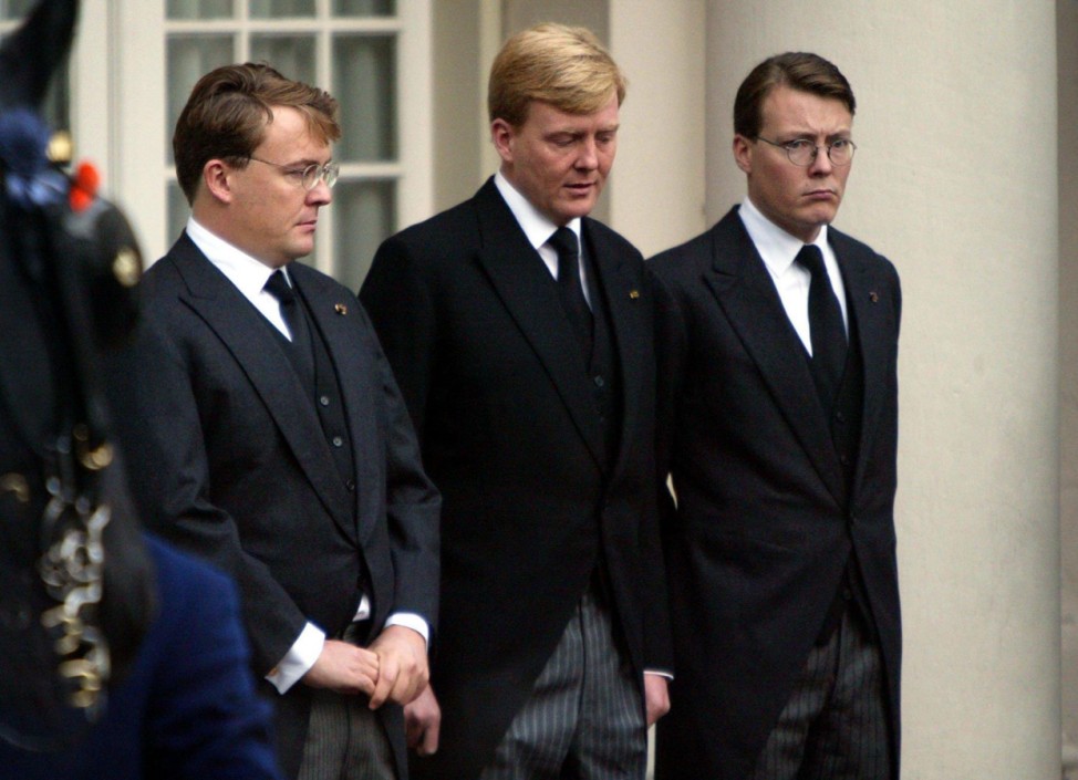 Niederländischer Prinz Johan Friso, Prinz Willem-Alexander und Prinz Constantijn, 2002