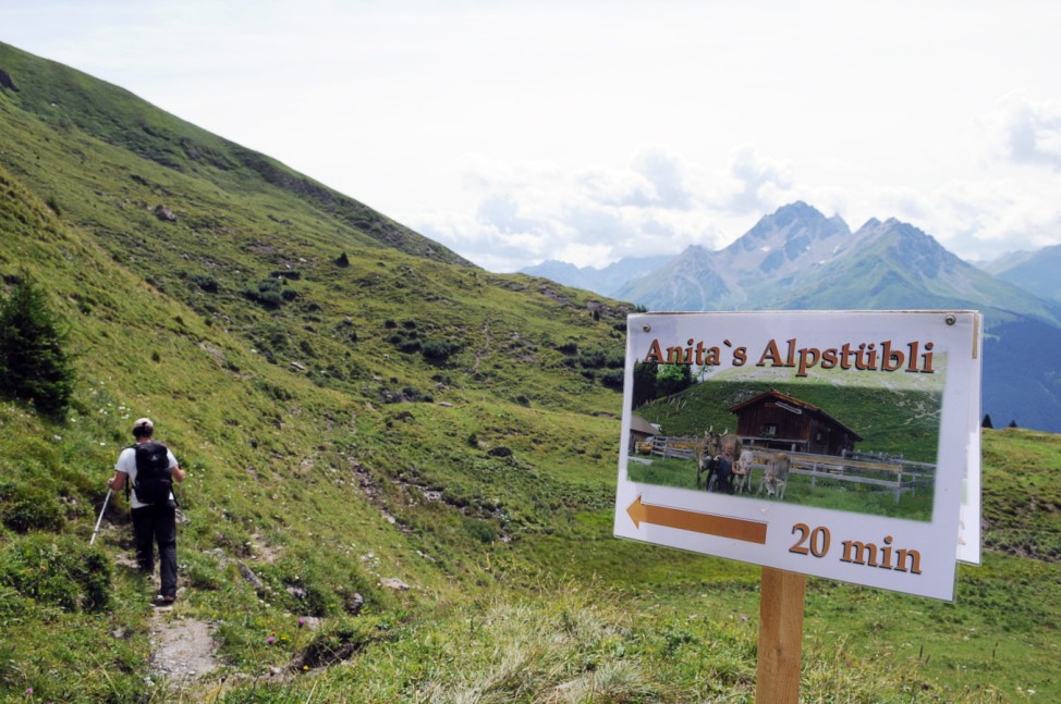 Piz Mitgel Schweiz Senda Ferrada Klettersteig Graubünden