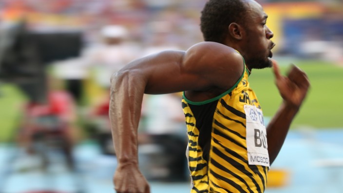 Leichtathletik-WM: Usain Bolt auf dem Weg zur zweiten Goldmedaille in Moskau