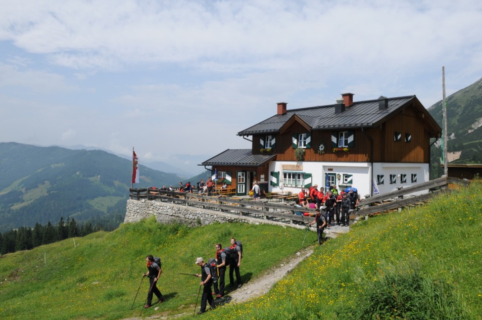 Königsjodler Berchtesgaden Alpen Klettersteig Erichhütte