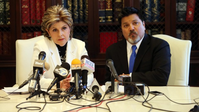 Videographer News Conference With Attorney Gloria Allred Announcing Lawsuit Against Kanye West After Attacks At Airport
