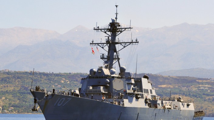 Nach mutmaßlichem Chemiewaffeneinsatz: US-Zerstörer: Die USA haben eines der Schiffe ins östliche Mittelmeer entsandt.
