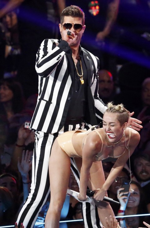 Miley Cyrus Skandal VMAs MTV Video Music Awards in New York