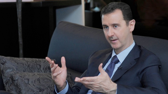 Bürgerkrieg in Syrien: Syriens Staatschef Baschar al-Assad im Interview mit der russischen Zeitung Iswestija.