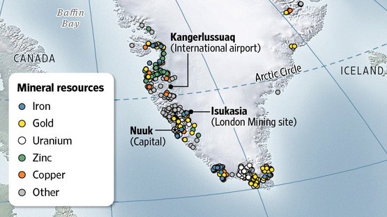 Grönland Rohstoffabbau