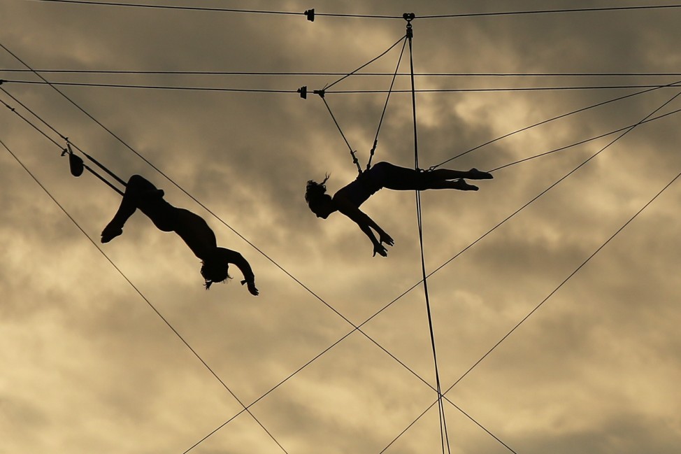 Trapeze School Offers New Yorkers High Flying Thrills