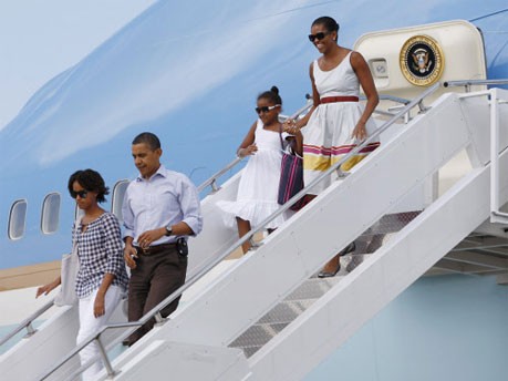 Obamas machen Urlaub, AFP