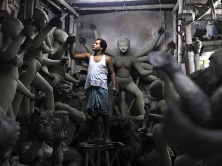 Künstler in Kolkata;AFP