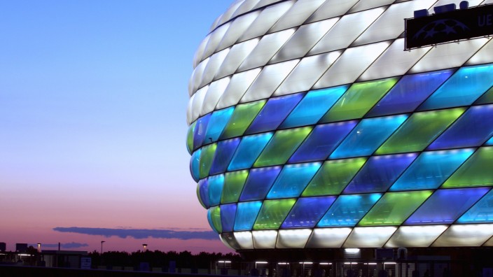 Allianz Arena am Tag des Uefa Champions League Finales 2012.