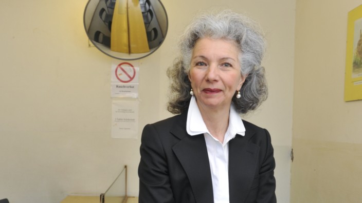 Gutachterin Hannah Ziegert in der JVA Stadelheim, 2012