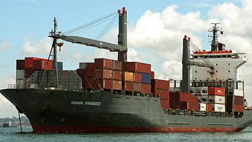 Frachtschiff Hansa Stavanger: Auf dem Weg nach Kenia: Das bis dato gekaperte Frachtschiff "Hansa Stavanger".