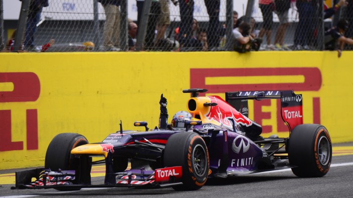 Grand-Prix von Italien: Feiert den 32. Rennsieg seiner Karriere: Sebastian Vettel.