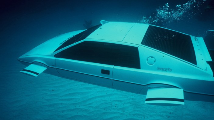The 007 Lotus Esprit 'Submarine Car', used in the James Bond movie 'The Spy Who Loved Me' is pictured in this handout photo.