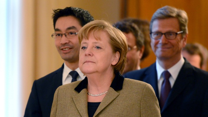 Philipp Rösler, FDP, Angela Merkel, CDU