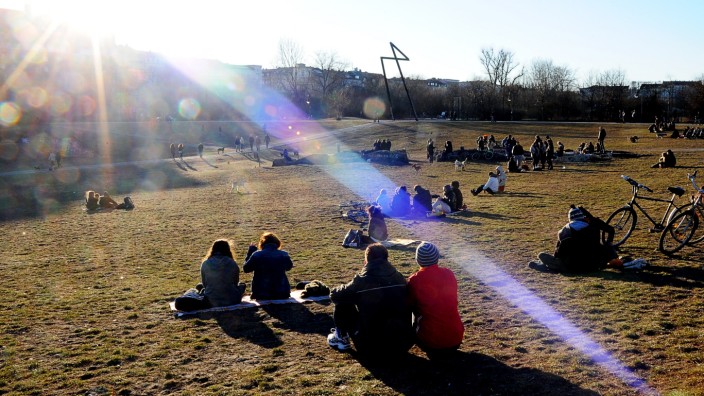 Frühlingssonne im Görlitzer Park