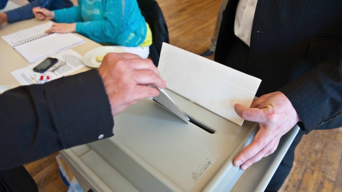 Erding: Die Wahllokale in Erding öffnen am Sonntag um acht Uhr.
