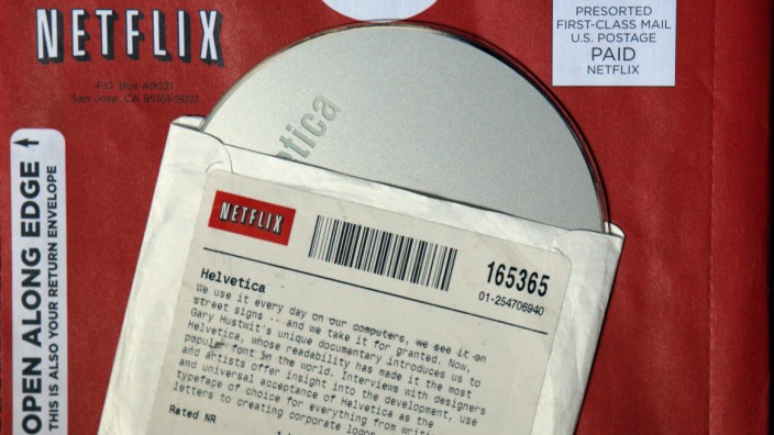 File photo of DVD rental from Netflix