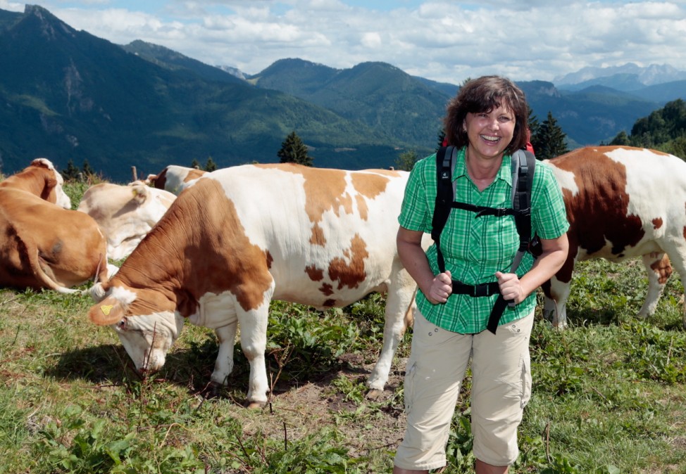 Agriculture Minister Aigner Hikes To Alpine Alms