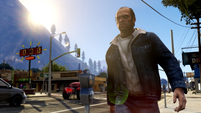 Autoren für Computerspiele: Bild aus dem Videospiel "GTA V".