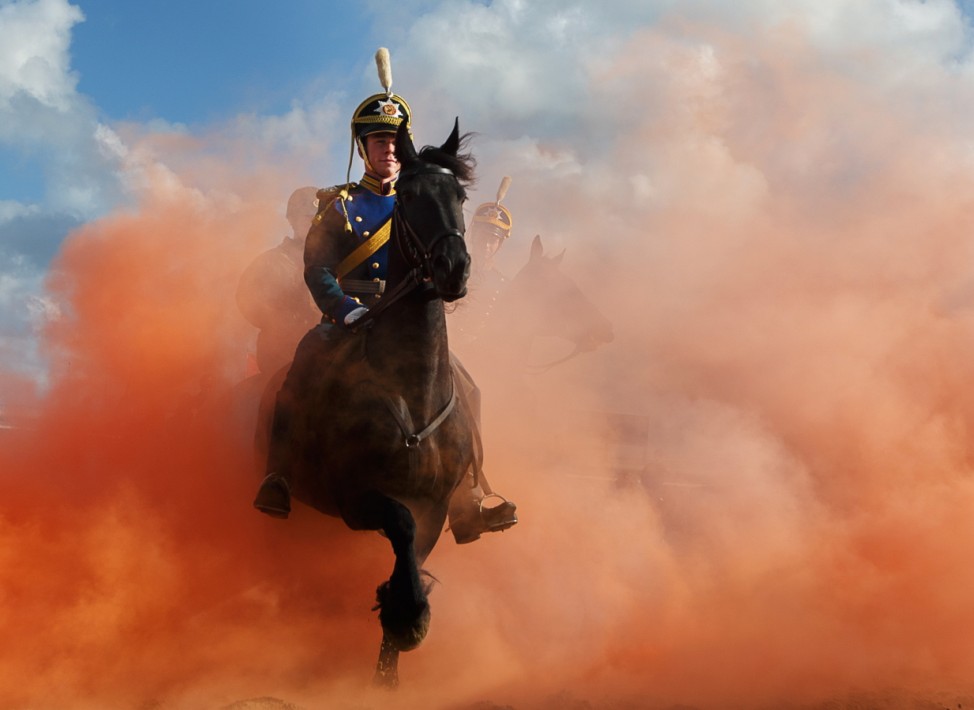 *** BESTPIX *** Horses And Riders Practice For Any Possible Emergencies Ahead Of Ceremonial Duties