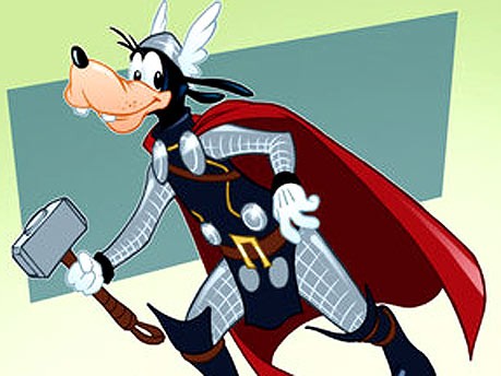 Goofy Thor superpunch
