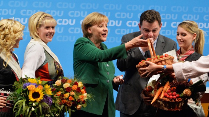Angela Merkel CDU Hamburg Bundestagswahl