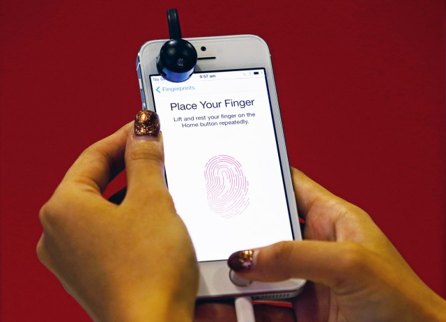 Das Apple iPhone 5s mit Fingerabdruck-Scanner