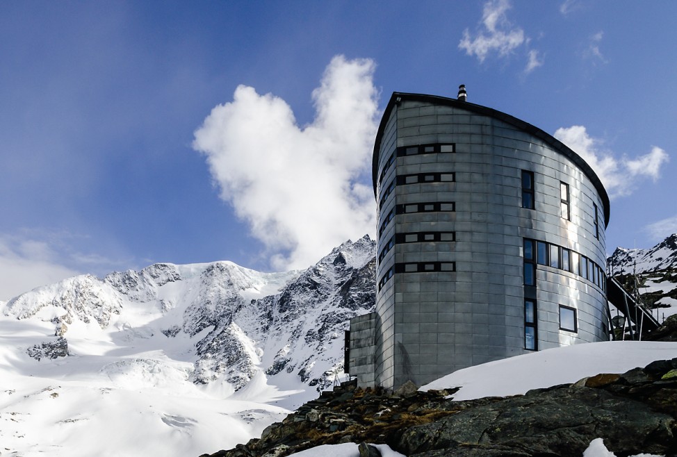 Schweiz Hütten Alpen Alpen-Club Cabane du Vélan Wallis Berghütten