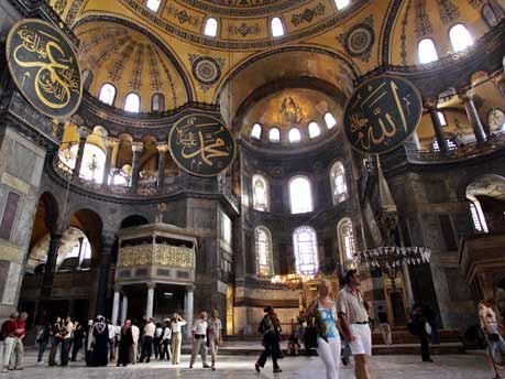 Türkei Istanbul Hagia Sophia Mosaik, AP
