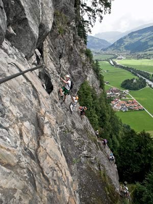 Klettersteig Zimmereben Zillertal, Christian Penning