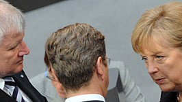 Merkel Westerwelle Seehofer dpa