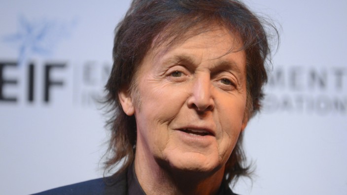 Musician Paul McCartney attends The Shakespeare Center of Los Angeles 23rd Annual Simply Shakespeare benefit reading of 'The Two Gentlemen of Verona' in Santa Monica, California
