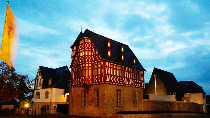 Tebartz-van Elst's residence and his private chapel are pictured in Limburg