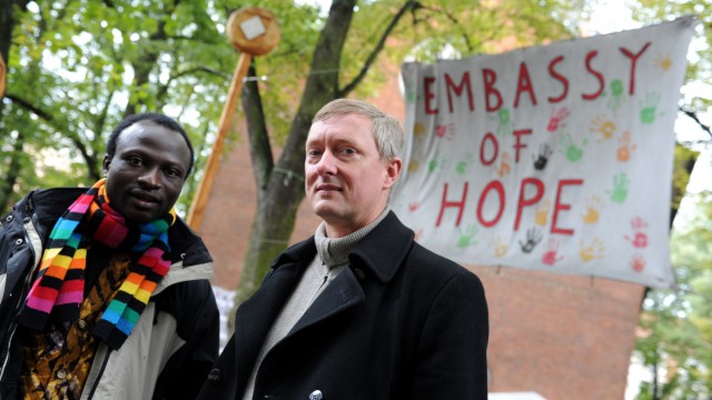 Afrikanische Flüchtlinge in Hamburg