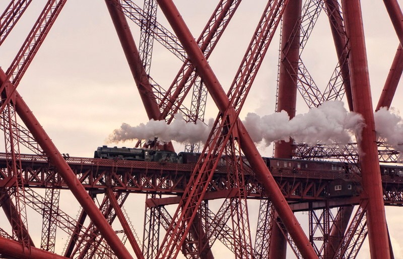 Caught in a Web of Iron, North Queensferry, Fife, Scotland by David Cation - Network Rail 'Lines in the Landscape' Award Winner