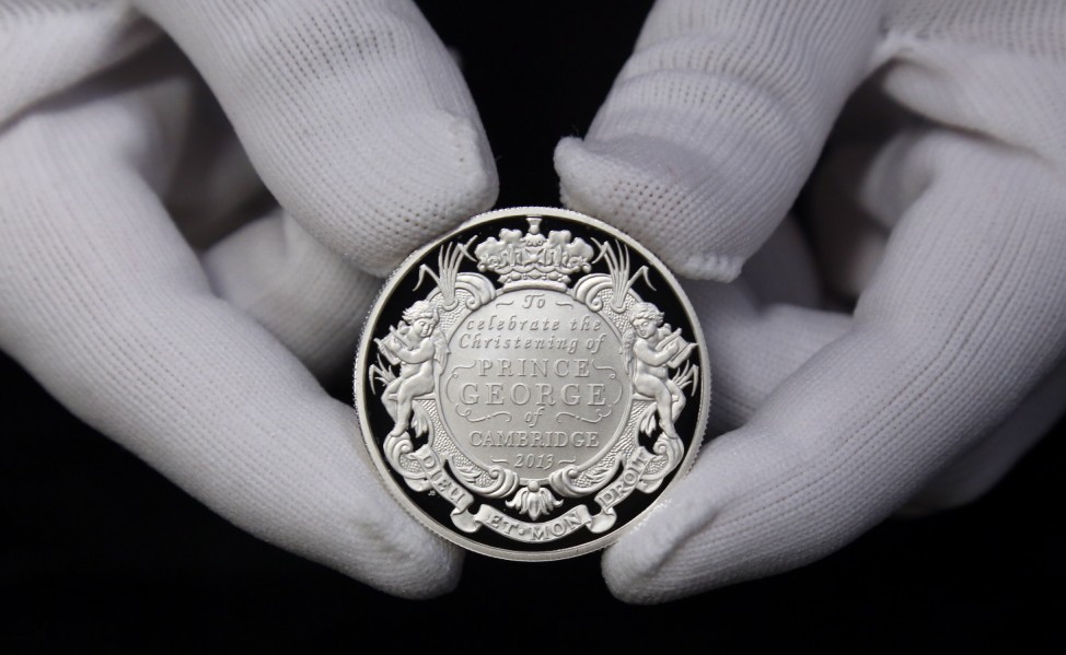 The Royal Mint Produce A Coin To Celebrate The Christening Of Prince George