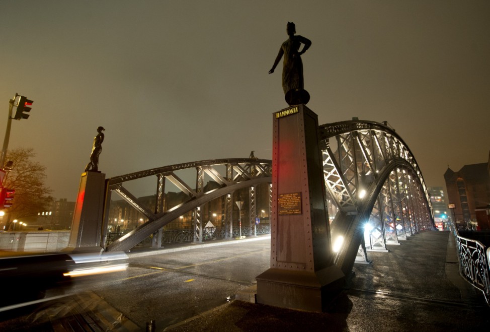 Illumination der Brooksbrücke