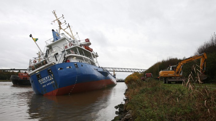 Schiffskollision auf Nord-Ostsee-Kanal