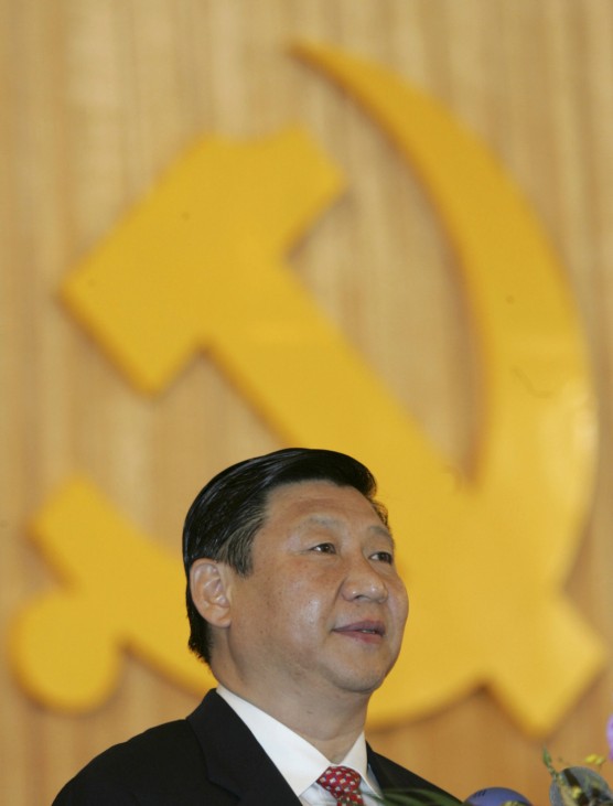 File photo of Xi Jinping, Shanghai's Communist Party Secretary, at the opening ceremony of the Shanghai Congress of the Communist Party