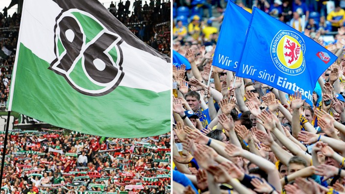 Fanforscher im Interview: Streithafte Nachbarn: die Fans von Hannover 96 und Eintracht Braunschweig.