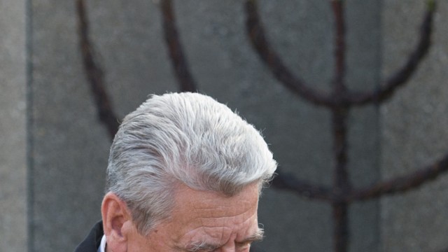Gedenken an Pogromnacht mit Bundespräsident Gauck