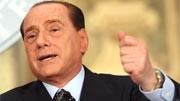 Berlusconi in Neapel: Silvio Berlusconi am 21. Mai bei einer Pressekonferenz in Neapel