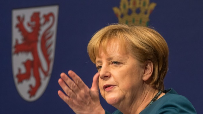 Merkel beim Deutschlandtag der Jungen Union