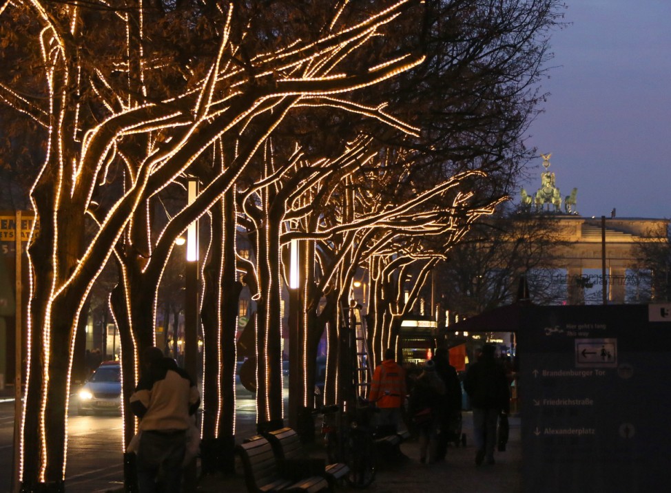 Weihnachtsbeleuchtung Unter den Linden