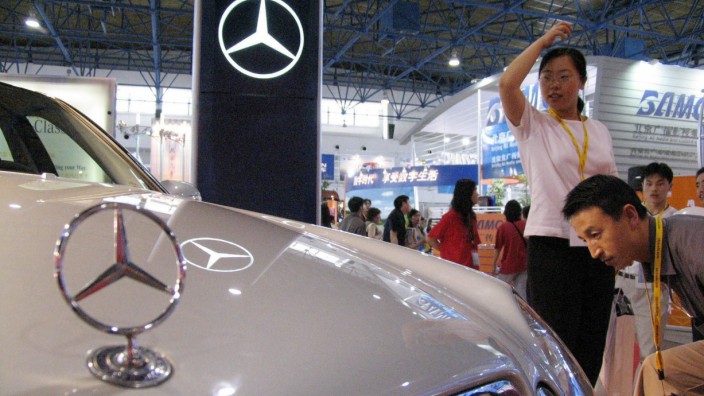 Mercedes E-Klasse auf Messe in China