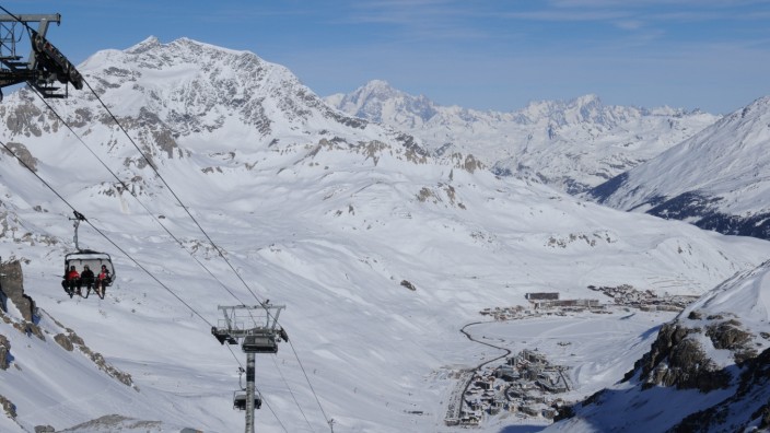 Skifahren in Frankreich: Espace Killy: Pisten und Berge soweit das Auge reicht.
