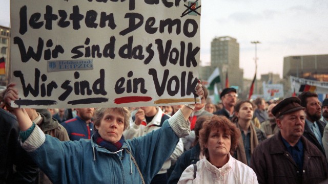 Leipziger Revolutionsruf ´Wir sind das Volk"
