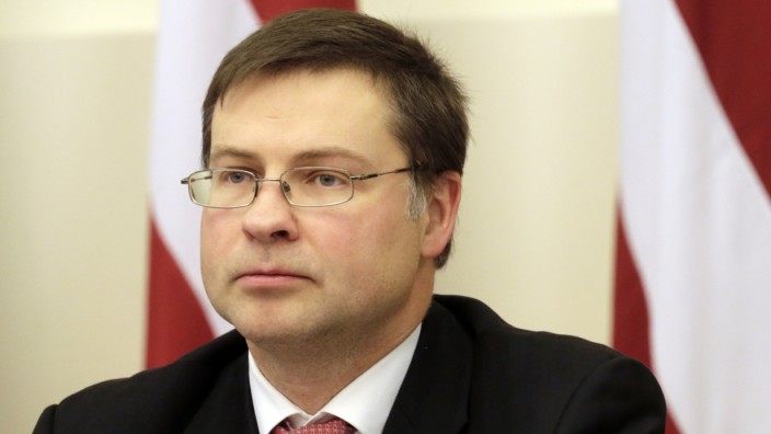 Lettlands Ministerpräsident Dombrovskis