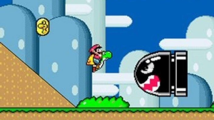 Screenshot aus "Super Mario World".