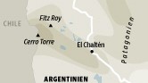 Patagonien Karte SZ Reise